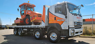 Photo of heavy machinery on Beecheys Towing truck
